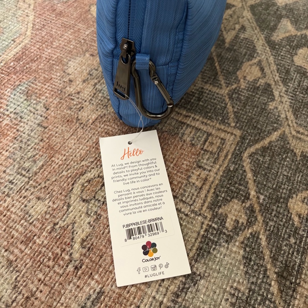LUG Puddle Jumper SE Packable Backpack - Brushed Blue NWT Brand New - Picture 10 of 14